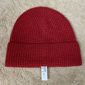 Madewell cashmere beanie hat NWT